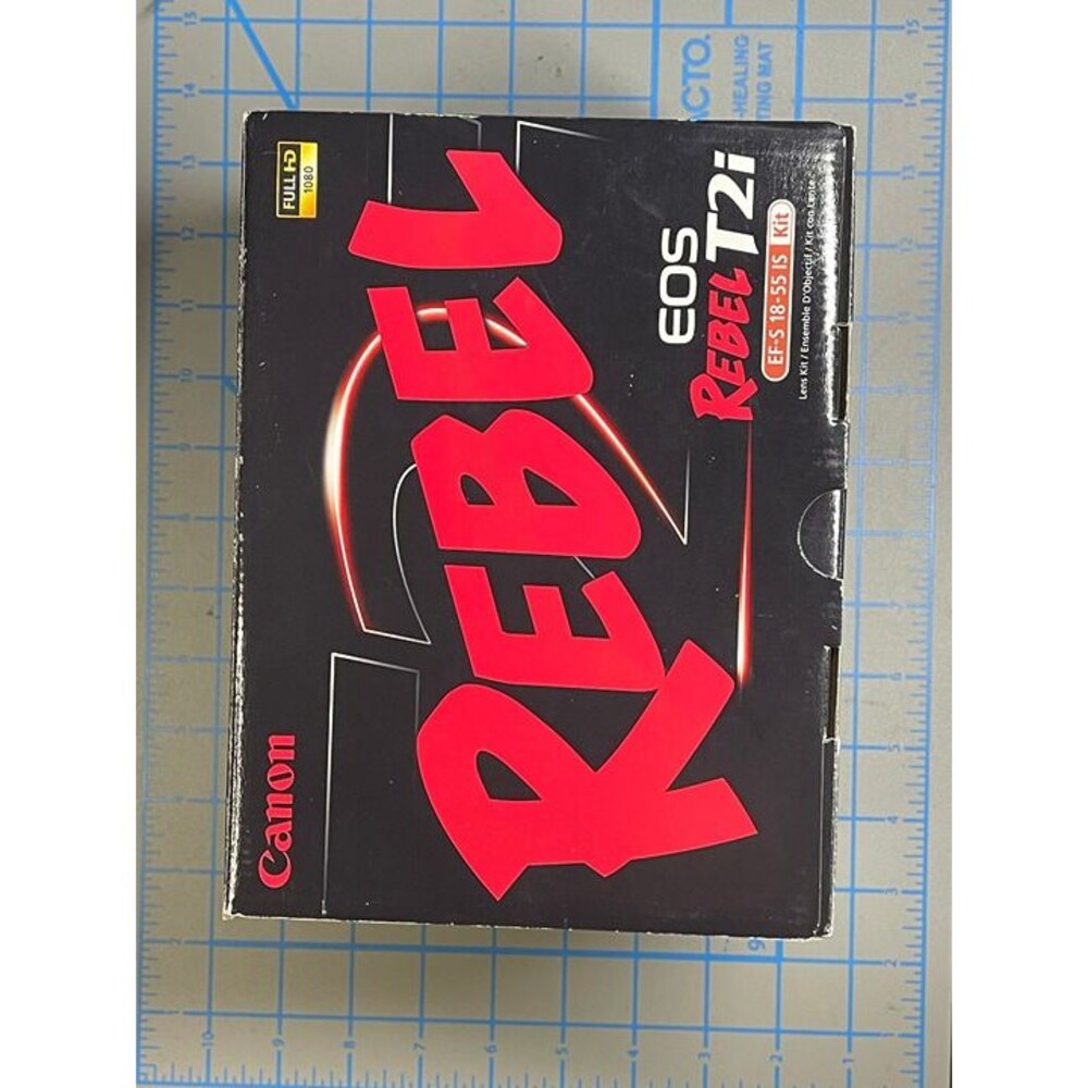 Box and Inserts ONLY - Canon EOS Rebel T2i 550D Digital Camera